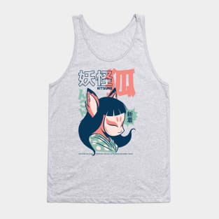 Anime Kitsune Yokai Girl Tank Top